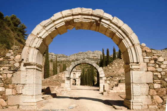 Restos de la antigua Cartuja, en el recinto de la bodega / CSD