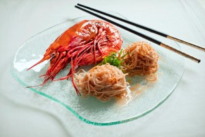 Tallarines crujientes con carabineros / TY